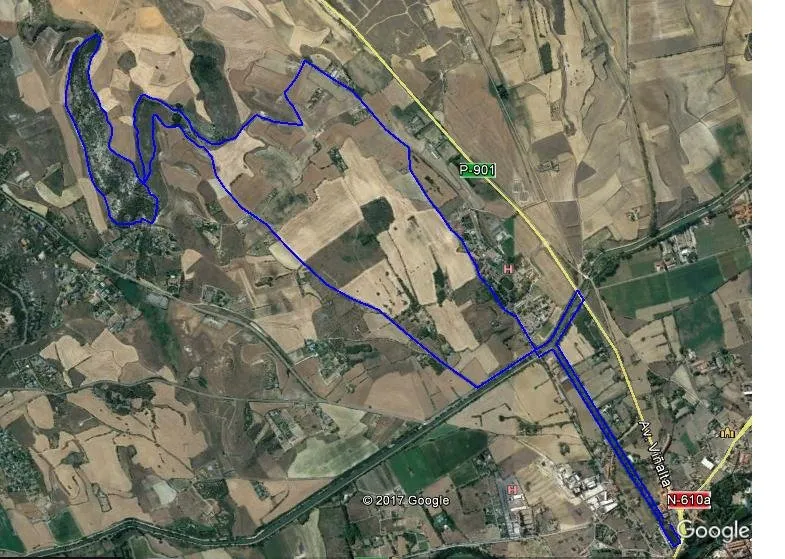Ciudad de Palencia Trail 12.5 km route map